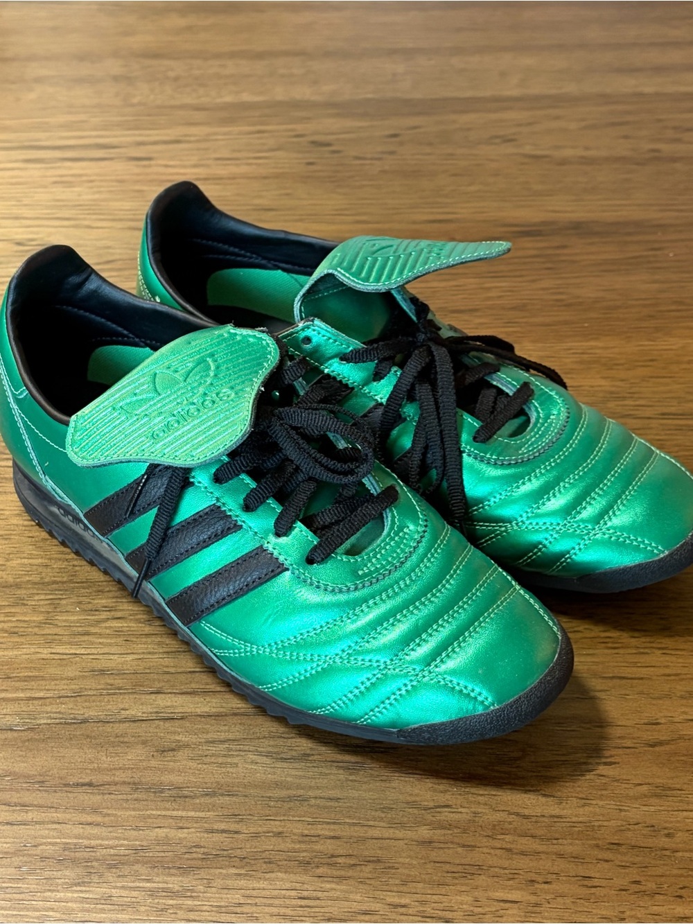 Adidas Taekwondo Metallic Green & Black Sneakers Women's Size 10